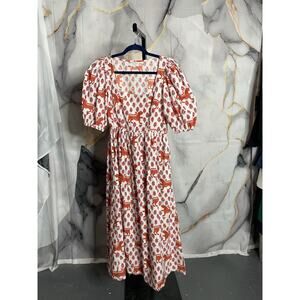 Pink City Prints Tiger Print Dress XS